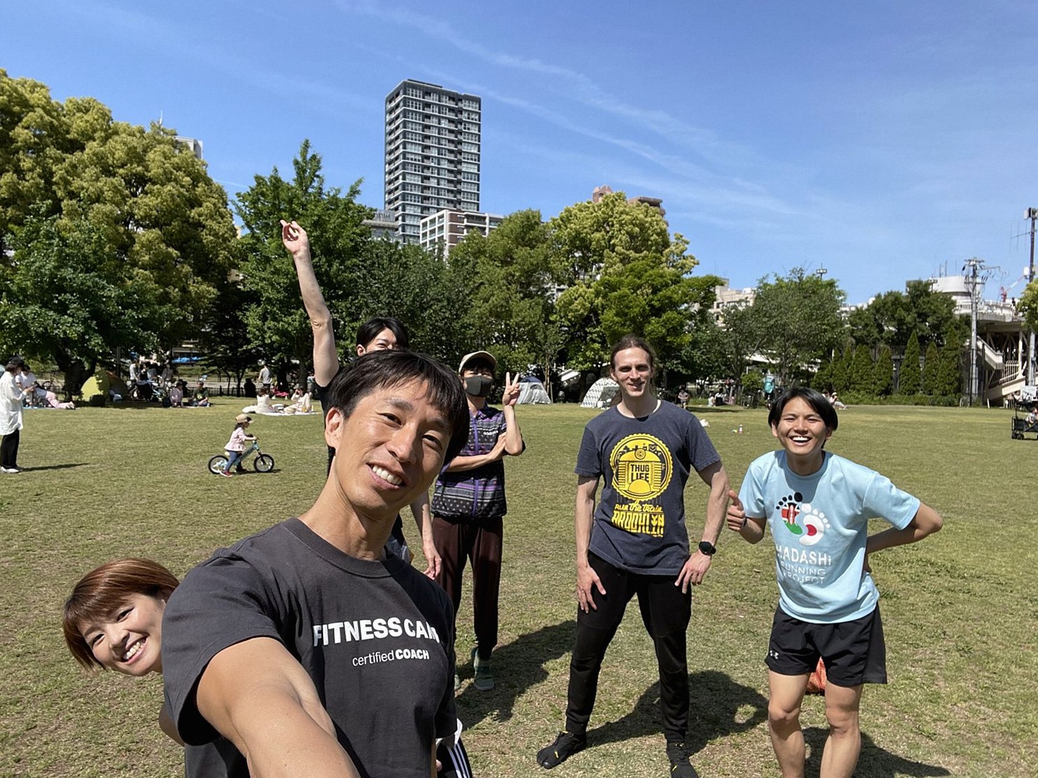 公園での「大人の部活動」